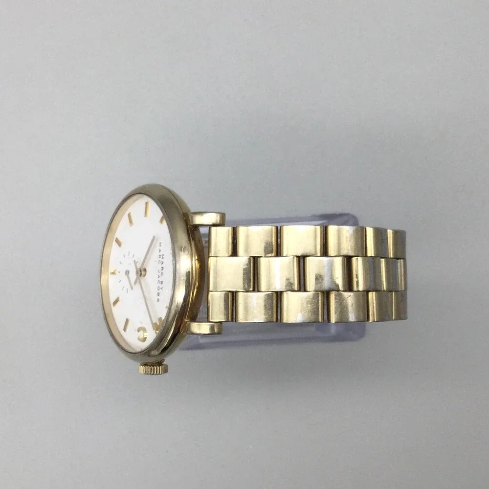 Marc By Marc Jacobs Womens Watch 36mm Gold Tone Bracelet MBM3243